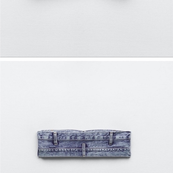 Sold out zara denim belt size M/L - Picture 2 of 3